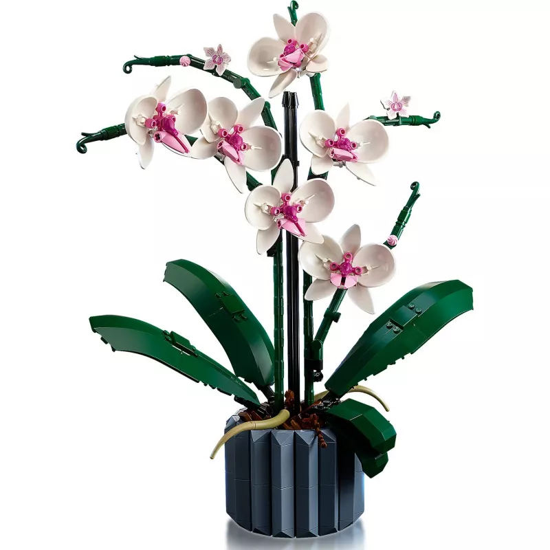 LEGO 10311 Icons Orchidea Sztuczna Roślina Zestaw do Budowania z Kwiatami Dodatek do Wystroju Wnętrz dla Dorosłych Kolekcja Botaniczna Prezent dla Żony lub Męża
