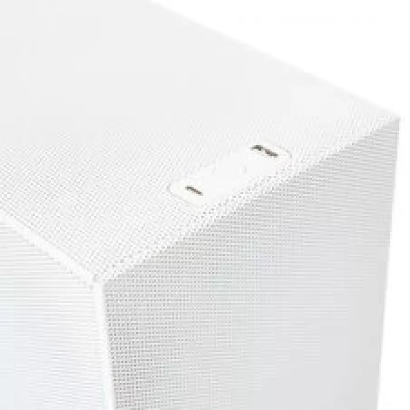 Obudowa PC Mini-ATX ssupd Meshroom S V2, biała, panele mesh, obsługuje płytę główną ATX i PCIe 5.0