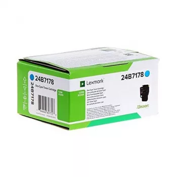 Lexmark 24B7178 kaseta z tonerem 1 szt. Oryginalny cyjan