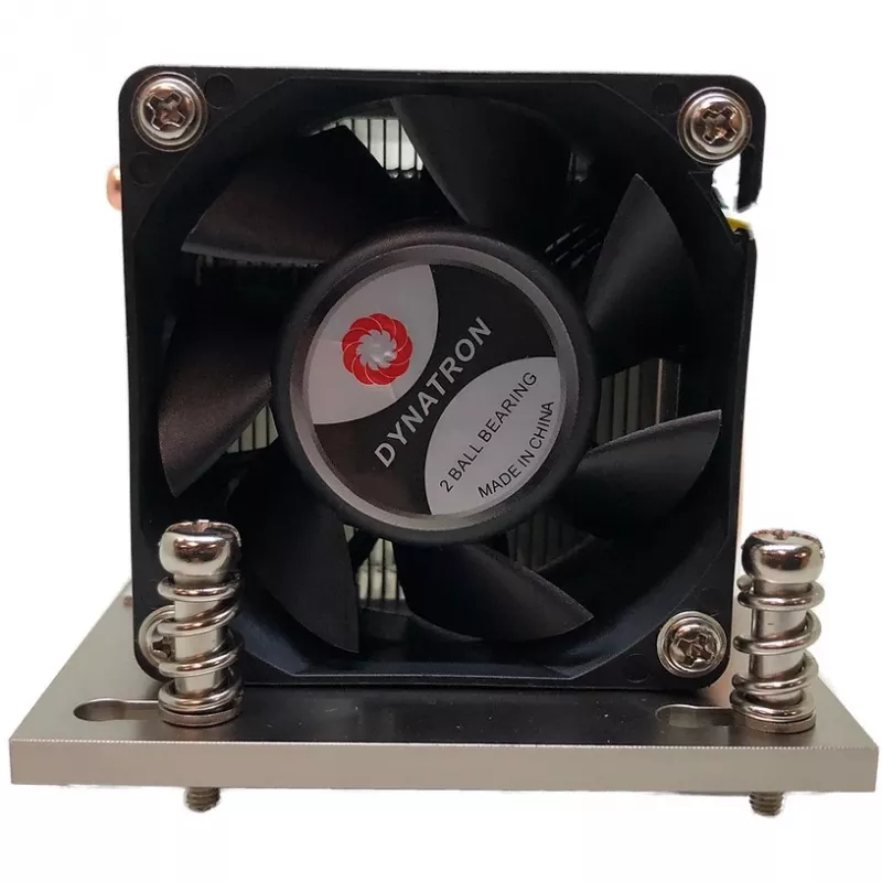 Chłodzenie Inter-Tech A-26 Chłodzenie procesora 6 cm Czarny Srebrny