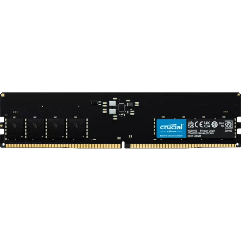 Crucial - DDR5 - Moduł - 16 GB - DIMM 288-PIN - 5600 MHz / PC5-44800 CL46 1.1 V unbuffeczerwony