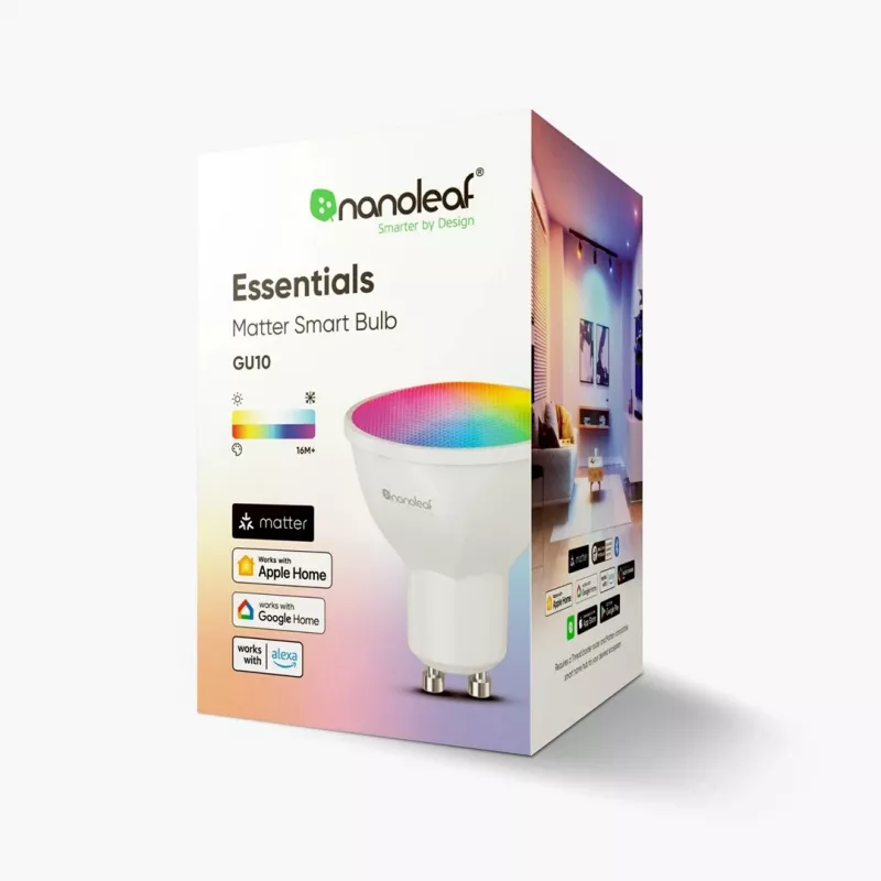 Smart bulb Nanoleaf Essentials NF080B02-1GU10 Wi-Fi 5 W biały