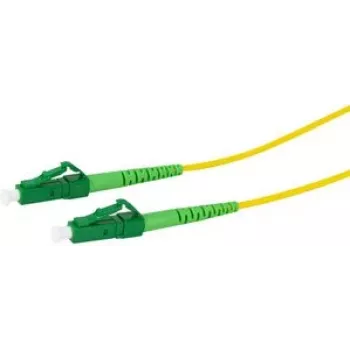 Kabel krosowy Logilink Professional - LC/APC Single Mode (M) do LC/APC Single Mode (M) - 1 m - 2 mm - światłowód - simplex - 9/125 mikrometra - G.657.A2/OS2 - bezhalogenowy - żółty