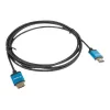 Kabel HDMI LANBERG CA-HDMI-22CU-0018-BK 1,8 m — HDMI typu A do A, HDMI 2.0, 18 Gbit/s, ARC, pozłacane złącza