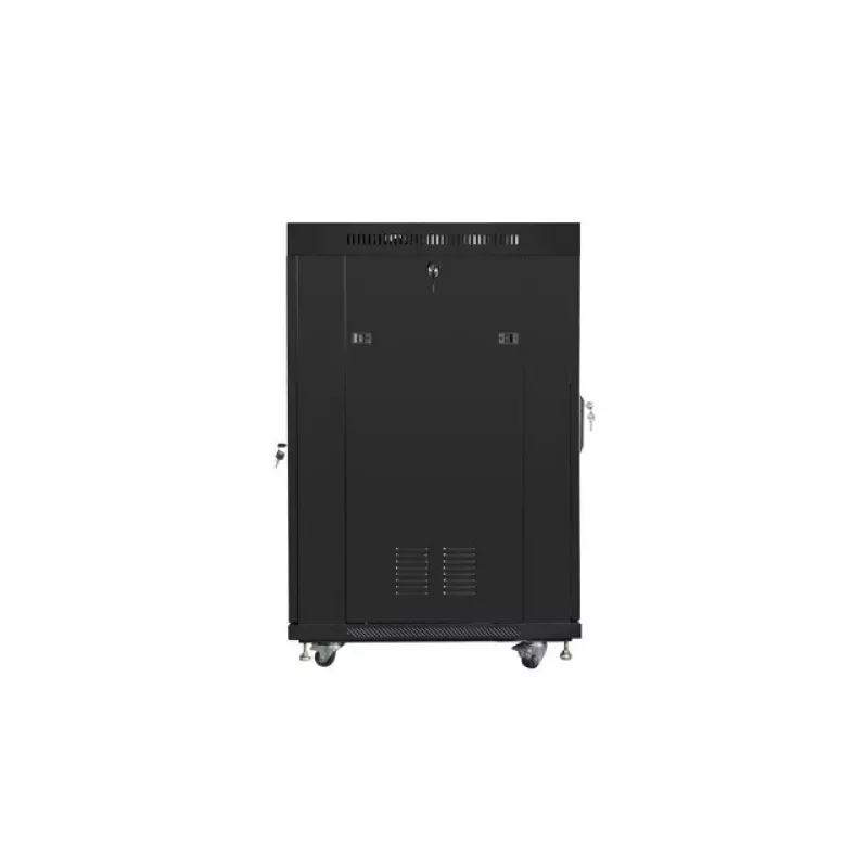 Wolnostojąca szafa rack LANBERG FF01-6822-12BL 22U Czarna 1200 kg