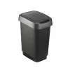 rotho Twist 25 L prostokątny pojemnik do przechowywania z polipropylenu — 25 L, 476×333×252 mm, czarny