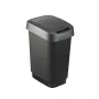 rotho Twist 25 L prostokątny pojemnik do przechowywania z polipropylenu — 25 L, 476×333×252 mm, czarny