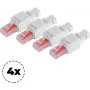 Wtyczka sieciowa ShiverPeaks 75011-4 Cat. 6 beznarzędziowe złącze RJ45, 8P8C