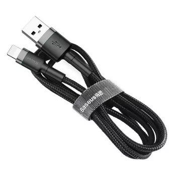 Baseus Cafule USB kabel Lightning 2A 3m (czarno-szary)