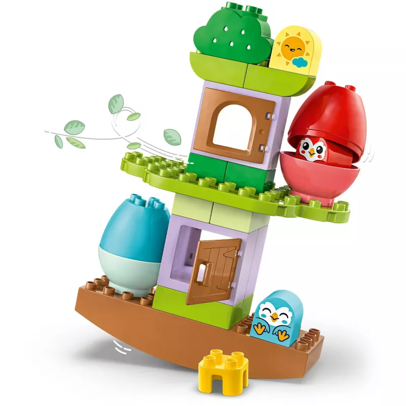 Zabawka konstrukcyjna LEGO DUPLO Drzewo do balansowania i układania 10440 — 27 elementów, dla dzieci od 1,5 roku, duże kolorowe klocki