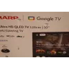 50-calowy Sharp QLED 50HR7265E Smart Google TV 4K Ultra HD 144 Hz, Dolby Vision, Dolby Atmos, podstawa centralna, czarny
