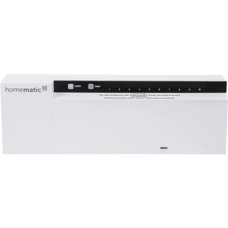 eQ-3 Homematic IP HmIP-FAL230-C10 - Sterownik ogrzewania podłogowego - Bezprzewodowy - 868,3 MHz, 869,525 MHz (142981A0)