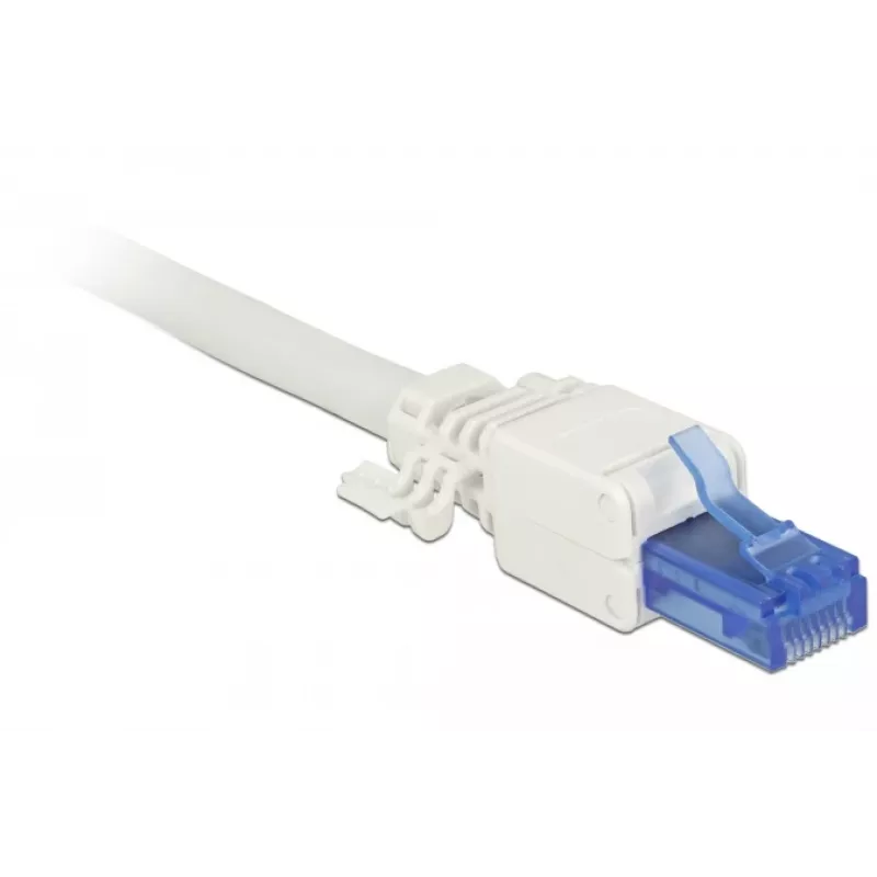 Złącze przewodowe RJ-45 DeLOCK 86417 niebiesko-białe