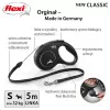 Flexi New CLASSIC 5 m Czarna Smycz automatyczna dla psa
