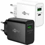 Goobay USB-C PD GaN ładowarka dwuszybka (30 W) biała (75336)