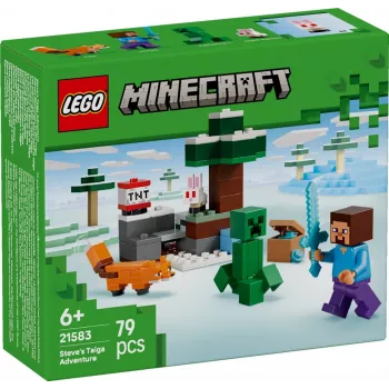 LEGO MINECRAFT 21583 Przygoda Steve'a w tajdze