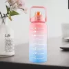 Extralink Butelka Motivacyjna, 2000 ml, zielono-fioletowa, BUT-190