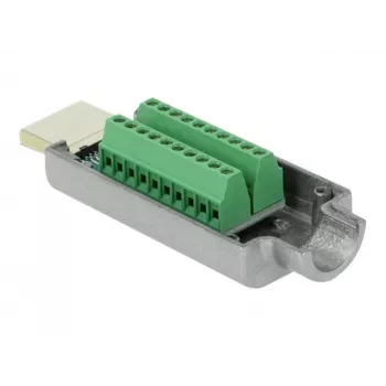 Złącze męskie HDMI-A do listwy zaciskowej DeLOCK 65201