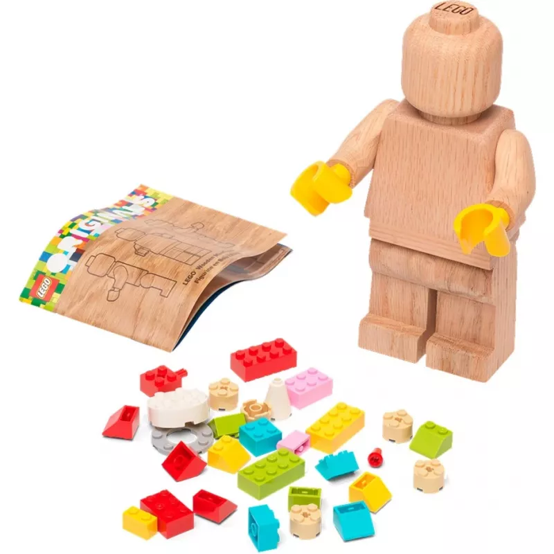 LEGO Drewniana Minifigurka, dekoracja Drewno