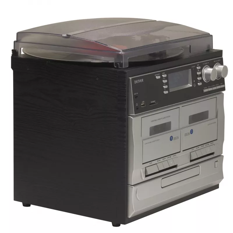 Inter Sales Denver MRD-166 - 6,9 kg - Czarny - Szary - Odtwarzacz CD