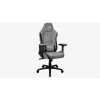Uniwersalny fotel gamingowy Aerocool Crown AeroSuede z wyściełanym siedziskiem, kamiennoszary