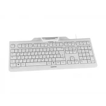 Klawiatura CHERRY KC 1000 SC USB szwajcarska szara