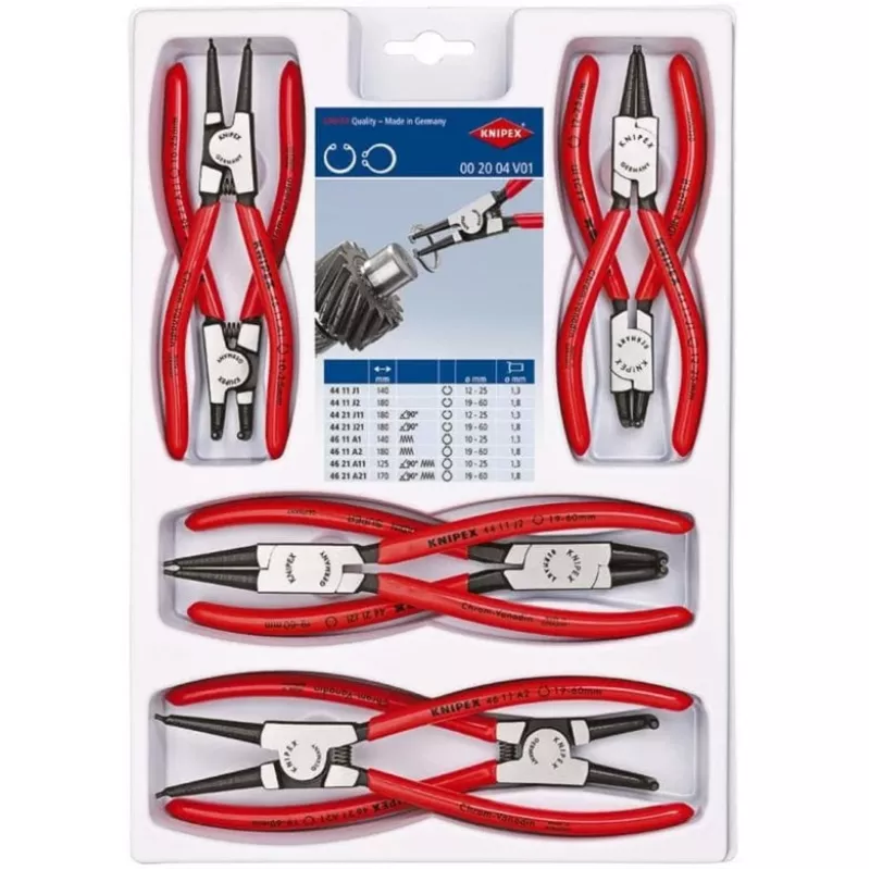 KNIPEX ZESTAW SZCZYPIEC SEGERA 8 szt.