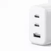Ładowarka sieciowa UGREEN CD275 2× USB Type-C 65W biała — podwójne USB-C szybkie ładowanie 65 W, wejście 100–240 V