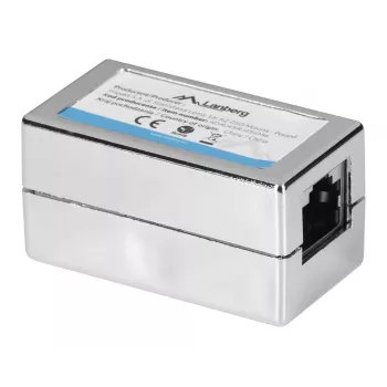Przejściówka Lanberg AD-RJ45-RJ45-OS6 RJ-45 Srebrna