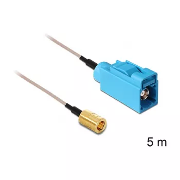 Kabel koncentryczny DeLOCK 88671 5 m SMA FAKRA Z brązowy
