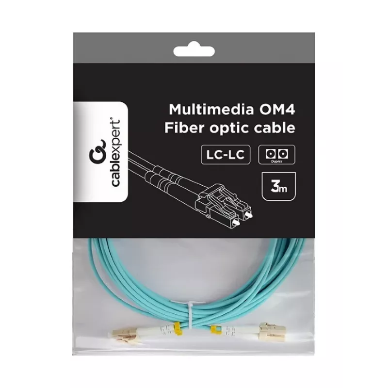 Kabel wielomodowy dupleks OM4 50/125, LC/LC, 3m