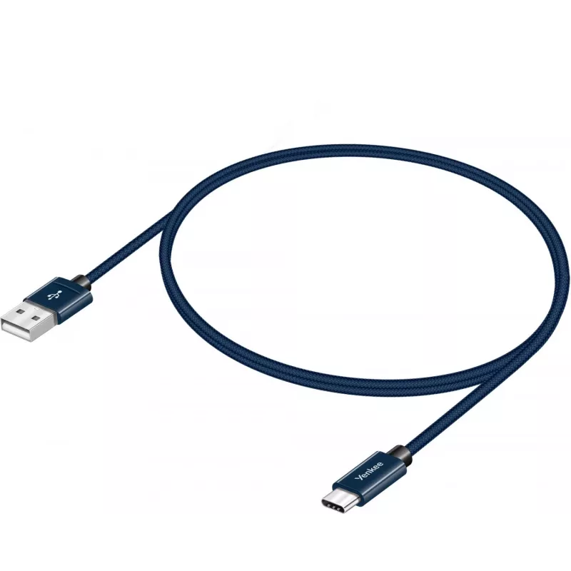 Kabel YENKEE YCU 301 BE USB-A 2.0/USB-C 1m Fioletowy