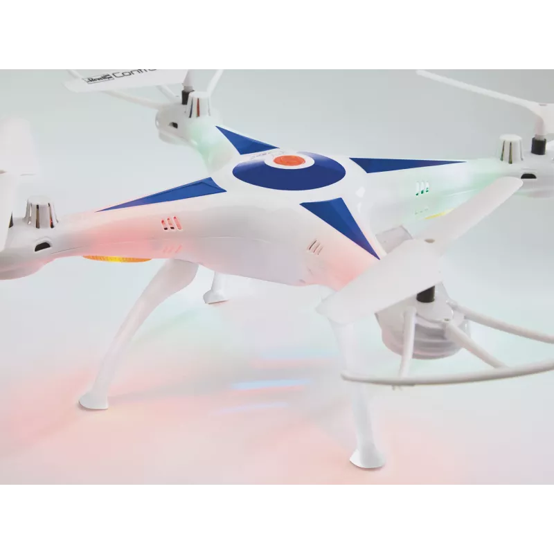 Revell GO STUNT 4 wirniki Quadcopter 380 mAh Niebieski, Biały