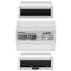 Qoltec Trójfazowy Dwukierunkowy Licznik Elektroniczny | Licznik energii na szynę DIN | 400V | 100A | LCD | 4P