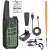 Ręczne krótkofalówki Baofeng BF-T25E — 16 kanałów, 2×1400 mAh Li‑Ion, VOX, LCD, zielony, zestaw 2 szt.