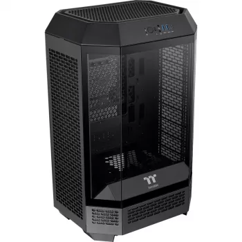 Thermaltake The Tower 300 Black Micro Tower Tempered Glass PC Gaming C