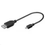 Kabel USB Microconnect USBABMICRO2 USB 2.0 0,2 m USB A na Micro-USB B, czarny
