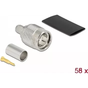 Wtyk TNC do zaciskania na kablu RG-59 DeLOCK 90030