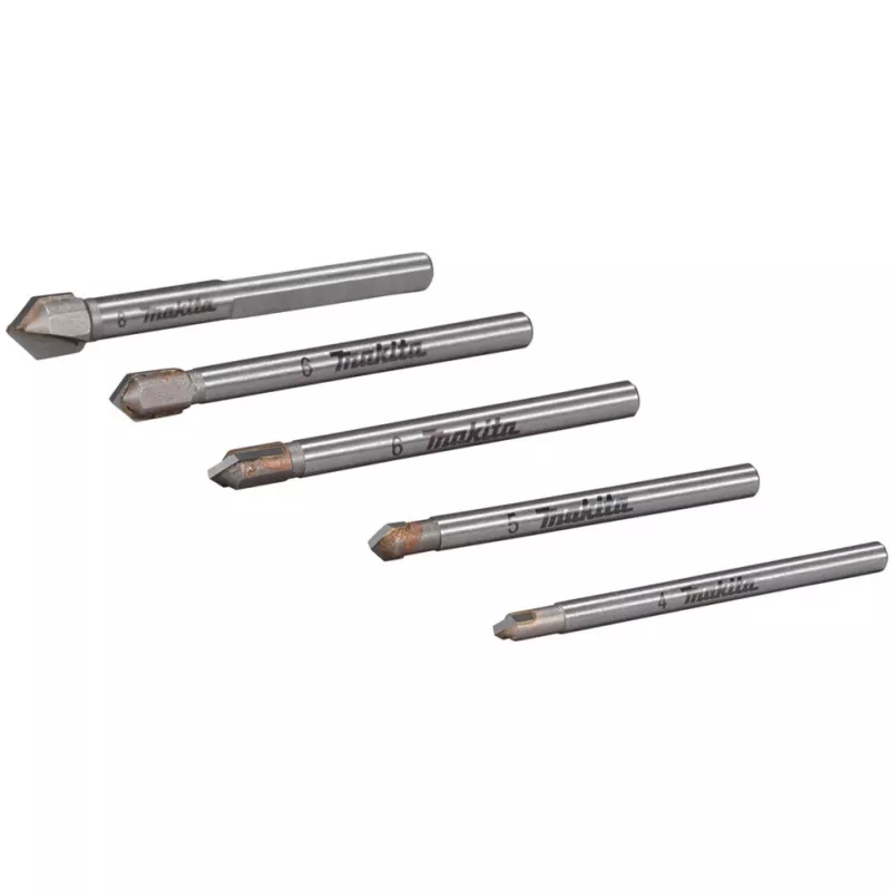 Zestaw wierteł Makita E-25410 do szkła i płytek, 5 sztuk