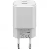 USB-C Nano, dwie szybkie ładowarki, PD, GaN, 35 W (Biały, 2x USB-C, Power Delivery 3.0)