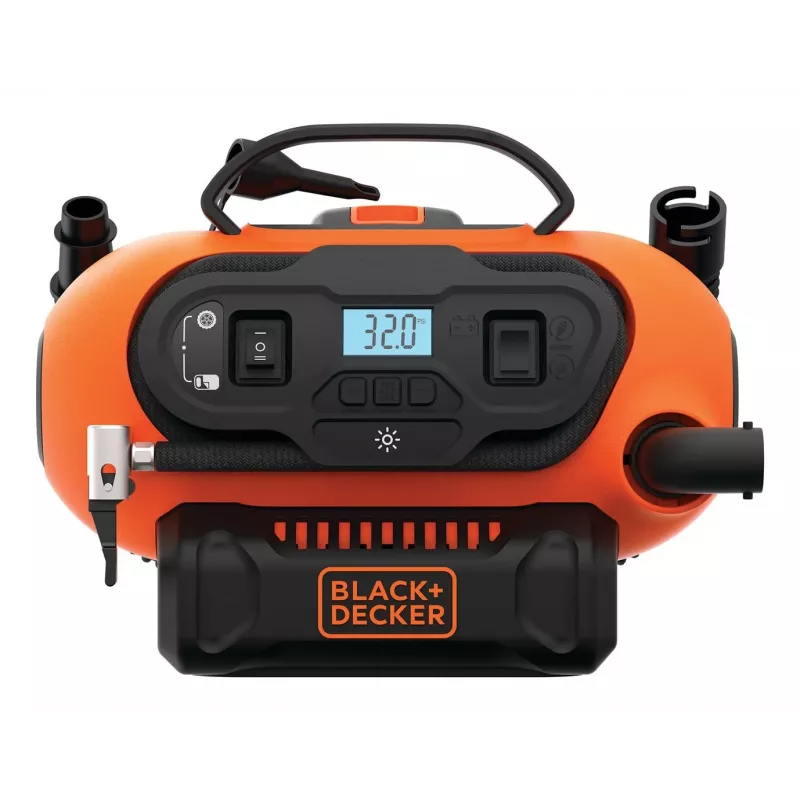 Kompresor powietrza Black & Decker BDCINF18N-QS 160 l/min AC/Zapalniczka samochodowa