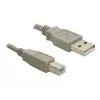 Kabel USB DeLOCK 82216 USB 2.0 3m USB A USB B Szary