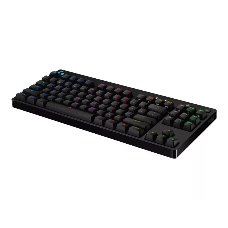 Logitech G PRO klawiatura gamingowa - klawiatura - QWERTY - hiszpański - czarny (920-010593)