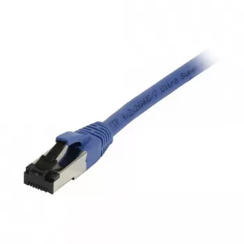 Kabel krosowy Synergy 21 RJ45, CAT8.1 2000 MHz, 7,5 m, niebieski, S-STP(S/FTP), TPE(Ultra SuperFlex), AWG26, Synergy 21 - Cyfrowy/Dane - Sieć