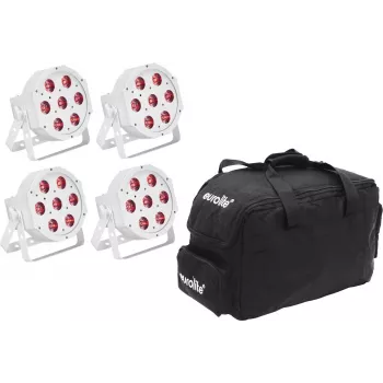 Reflektor LED EUROLITE SLS-7 HCL 4x biały z miękką torbą