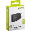 Goobay USB-C™ PD GaN Szybka ładowarka cienki (30 W) czarna