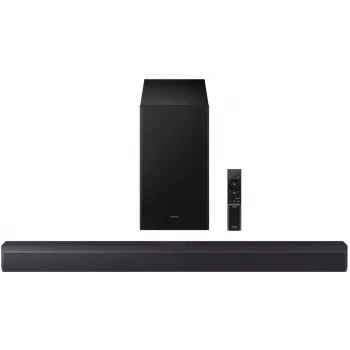 Soundbar Samsung HW-B450F/EN 2.1-kanałowy Bluetooth z bezprzewodowym subwooferem, 300 W RMS, Dolby Audio, ARC
