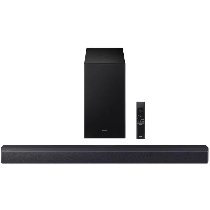 Soundbar Samsung HW-B450F/EN 2.1-kanałowy Bluetooth z bezprzewodowym subwooferem, 300 W RMS, Dolby Audio, ARC