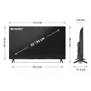Sharp 32HF2265E TV 81,3 cm (32 cale) HD Smart TV Wi-Fi Czarny