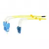 Synergy 21 LWL-2-Faser-Patchk. 0.5mtr.LC-SC 9/125um OS2 AD 2mm flexible Knickschutztülle - Single- bzw. Monomode-Faser - 0,5 m